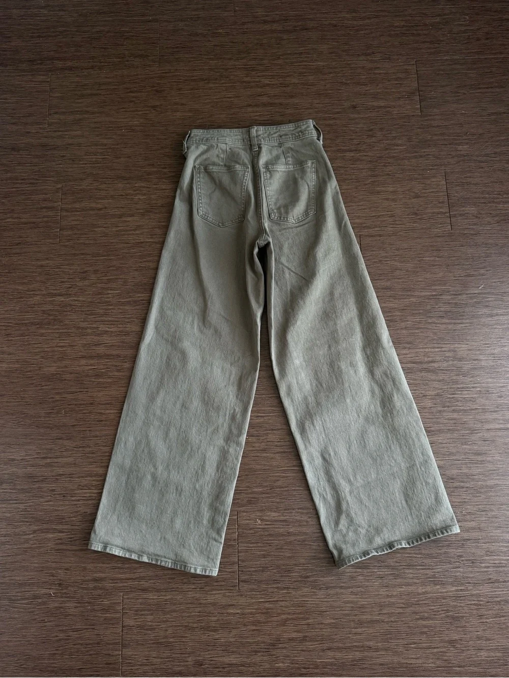 Universal Thread Wide-Leg Chinos in Olive Green